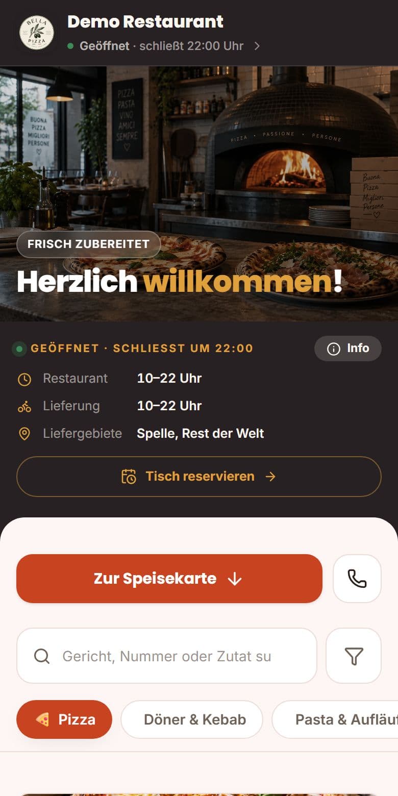 Demo-Shop im Design Standard